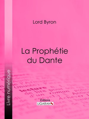 cover image of La Prophétie du Dante
